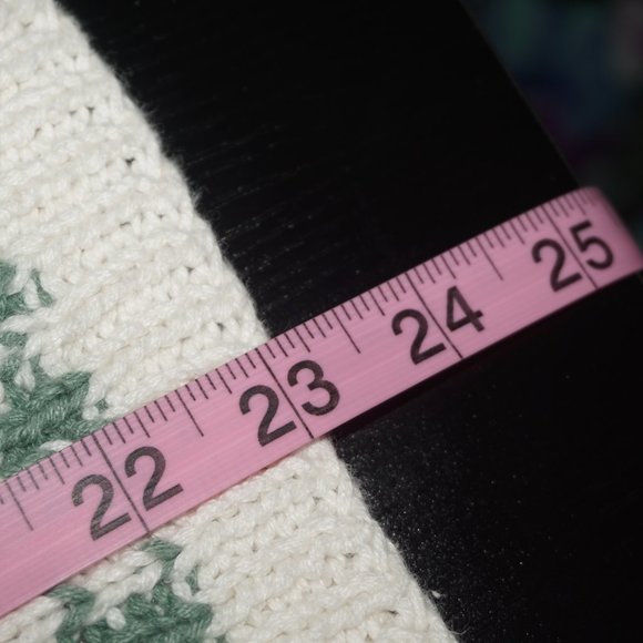 Vintage 90s Woolrich Intarsia Cotton Knit Cardigan Sweater - Picture 6 of 6